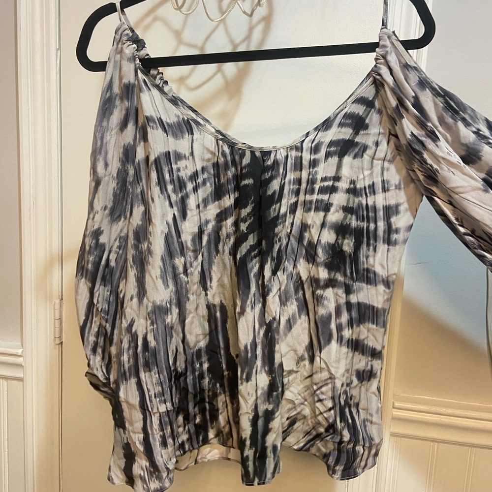Tie-Dye Off-Shoulder Women's Top